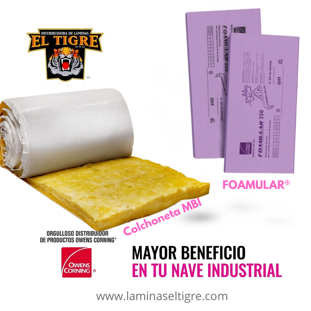 Colchoneta MBI y Foamular: Owens Corning